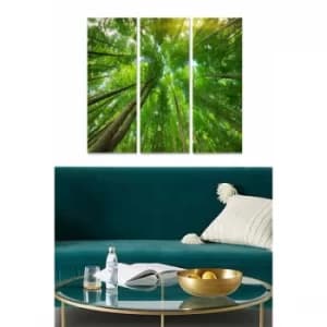 MDF211812517 Multicolor Decorative MDF Painting (3 Pieces)