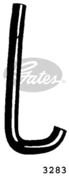 GATES Radiator Hose AUDI,PEUGEOT,CITROEN 3283 811121051E,7910024492,135040 Coolant Hose 135040,7910024492
