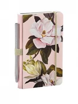 Ted Baker Ladies Mini Notebook & Pen - Pink, One Colour, Women