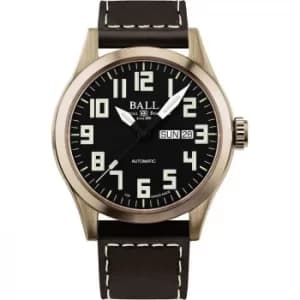 Ball Engineer III Bronze Mens Black Strap Watch