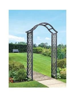 Smart Garden Woodland Arch - Slate 2.21M
