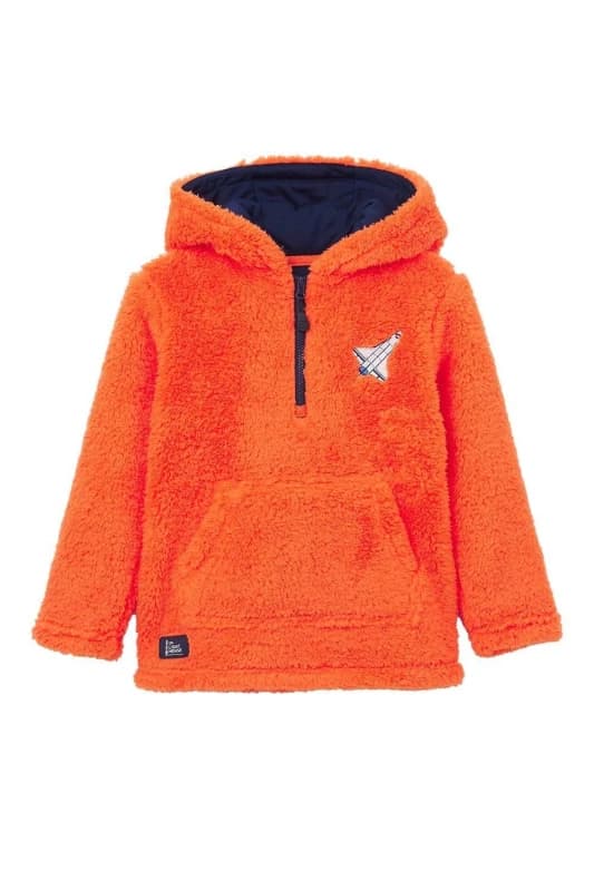 Lighthouse Clothing Ben Fleece Sweatshirt Orange unisex