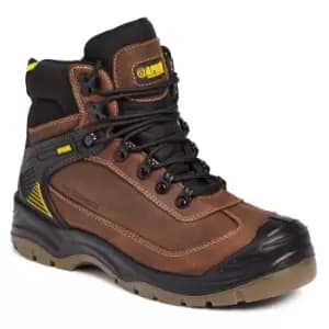 Ranger Brown Waterproof Safety Hiker - Size 13