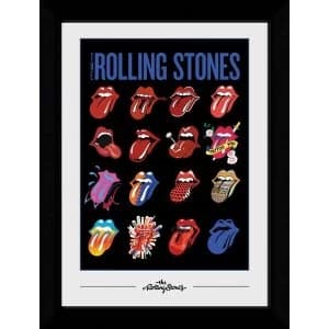 Rolling Stones Tongues 50 x 70 Collector Print