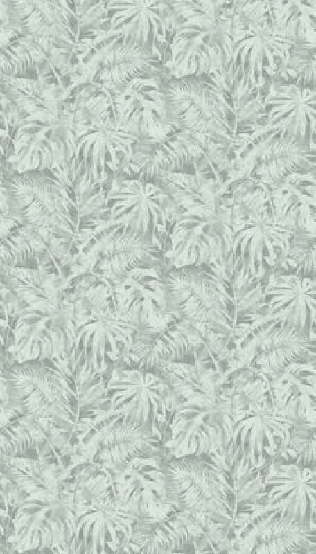 As Creation Bricoflor Non-Woven Wallpaper, Leaf & Palm Wallpaper, Jungle & Tropical In Green - 8,80 X 0,53 M