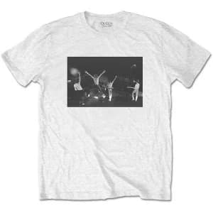 Queen - Crowd Shot Mens Large T-Shirt - White