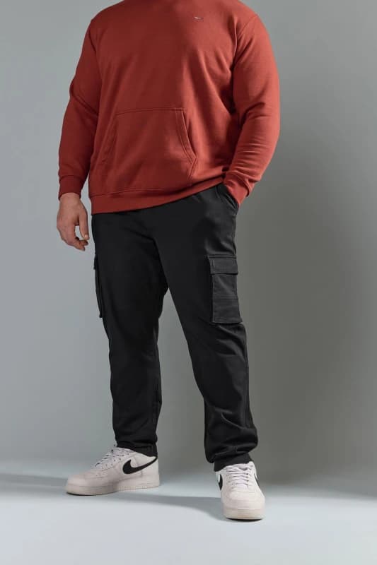 BadRhino BadRhino Men Stretch Cargo Trousers in Dark Navy Size: 40R Dark Navy 40R Male 5059738088830