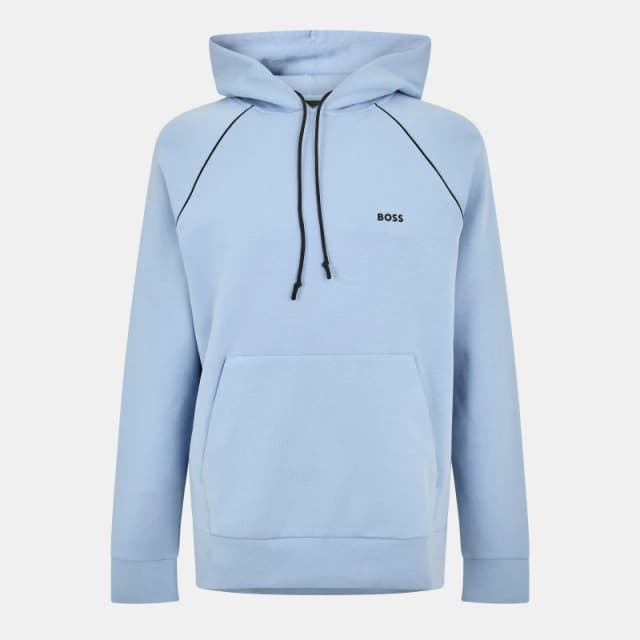 Boss Mens Soody Short Sleeve Polo Shirt Open Blue male S