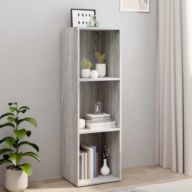 VIDAXL Book Cabinet/TV Cabinet Grey Sonoma 36x30x114cm Engineered Wood Vidaxl 8720845736842