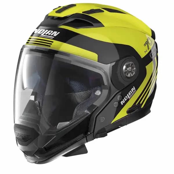 Nolan N70-2 GT 06 Jetpack N-C065 Glossy Black Yellow Multi Helmet Size XL