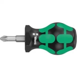 Wera 355 PZ Stubby 05008854001 Pillips screwdriver PZ 2 Blade length: 25 mm