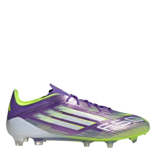 adidas F50 Elite Adults Firm Ground Football Boots Purple/White male 10 (44.7)