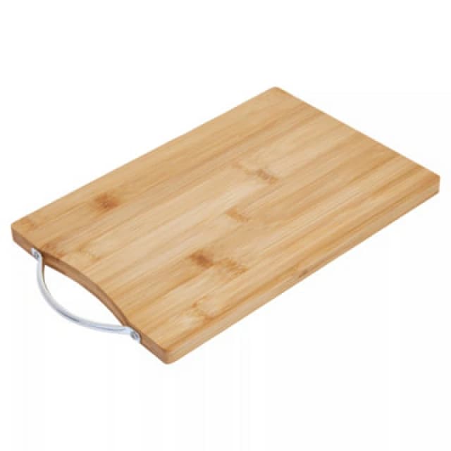 Premier Housewares Versatile Small Wooden Chopping Board, Stylish Food Chopping Board, Sustainable Kitchen Cutting Board Natural