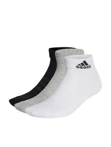adidas Ankle Socks 3 Pack - Size 7 - 11