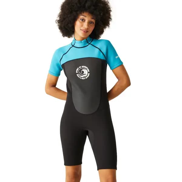 Regatta Womens Shorty Lightweight Comfortable Grippy Wetsuit 14 - Bust 38' (97cm)