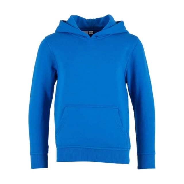 Build Your Brand Basic Hoodie in Bright Blue Size: 11-12 Years Bright Blue Unisex 11-12 Years
