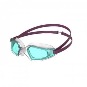 Speedo Hydropulse Goggles Juniors - Plum/Clear/Blue