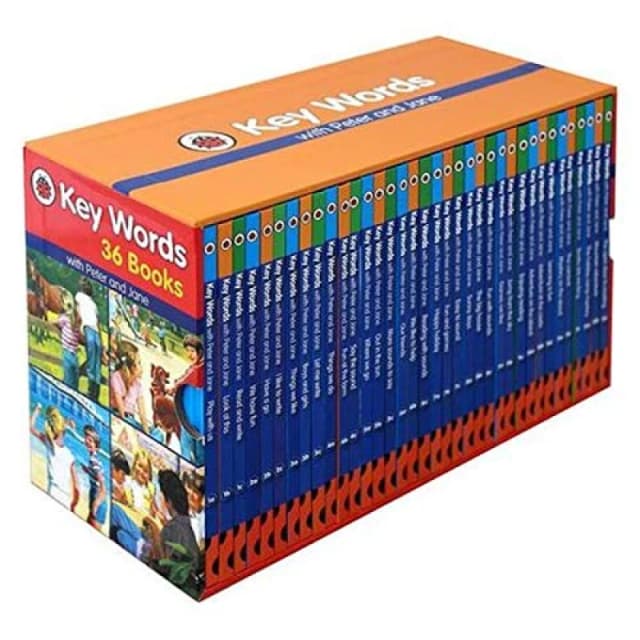 Ladybird Key Words with Peter and Jane 36 Books Box Set Hardcover Ladybird Books