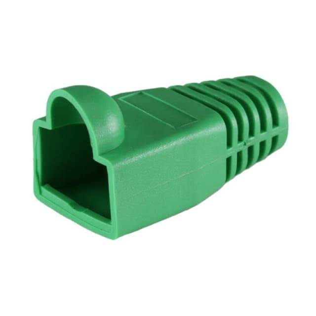 Cablenet Cablenet RJ45 Cat6a Boot Green 6.5mm 22-2083