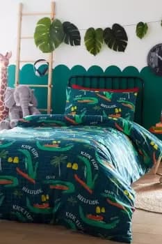 Skater Gator Duvet Cover Set Duvet Set