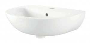 Wickes Newport Cloakroom Basin Single Tap Hole - 360mm