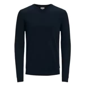 Cotton Fine Knit V-Neck Jumper