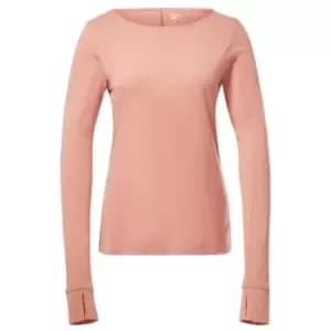 Reebok Workout Ready Supremium Long-Sleeve Top T-Long-Sle - Canyon Coral