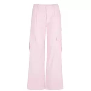 Daisy Street Cargo Trousers - Pink