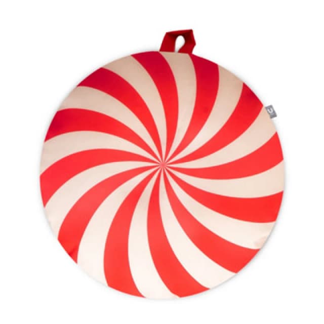 rucomfy Beanbags Rucomfy Indoor Or Outdoor Floor Cushion Bean Bag - Red Cirque Chic Water Resistant Seat