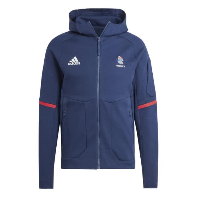 adidas France Training Jacket Adults - Blue Blue XS