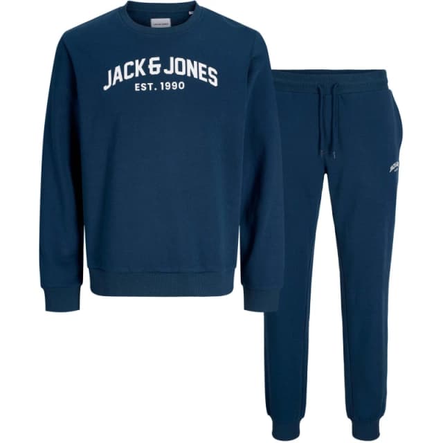 Jack and Jones Arch Crew Sweat Tracksuit Co-ord Set Mens Titan male S