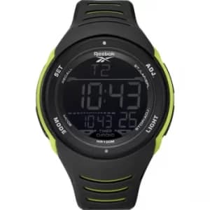 Reebok RD-VER-G9-PBPB-BY Vertex Warrior Black Lime Green Sports Watch