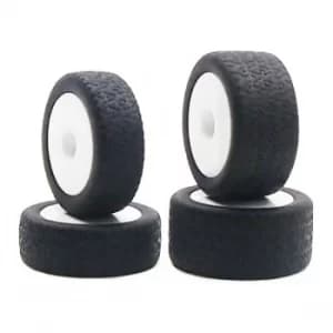 Carisma Gt24B White Wheels/ Tyres Mounted