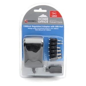 Connect It 1500ma Regulated Adaptor with USB Port