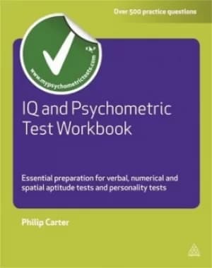 IQ and psychometric test workbook by Philip J Carter