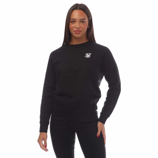 SikSilk Essentials Crewneck Sweatshirt - Black 8