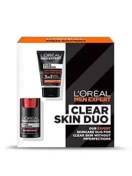 LOreal Paris L'Or????al Paris Men Expert Clear Skin Duo Giftset for Him., One Colour, Men