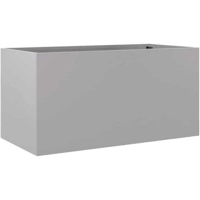 VIDAXL Planter Silver 62x30x29cm Galvanised Steel Vidaxl 8721012364523