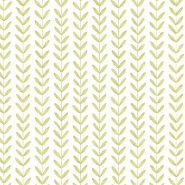 Hoopla Walls Ditsy Leaf Stripe Apple Wallpaper