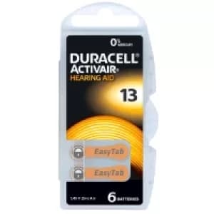 Duracell Activair Size 10 Hearing Aid Batteries (6 Pack)
