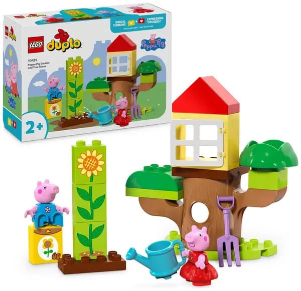 LEGO LEGO DUPLO Peppa Pig Garden and Tree House Toddler Toy 10431