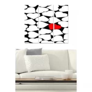 MDFSC1594 Multicolor Decorative MDF Painting (3 Pieces)