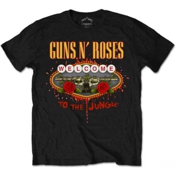Guns N' Roses - Welcome to the Jungle Unisex Large T-Shirt - Black
