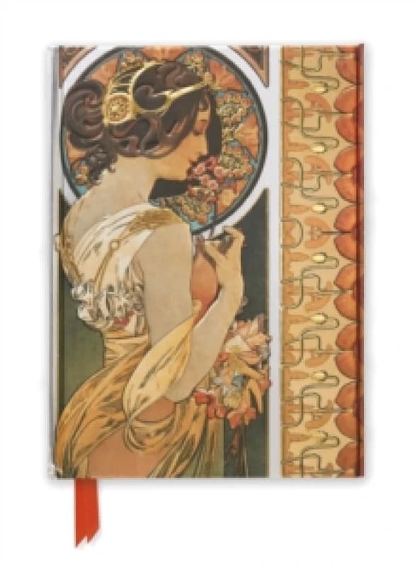 Mucha: Cowslip and Documents Decoratifs (Foiled Journal) Notebook / blank book