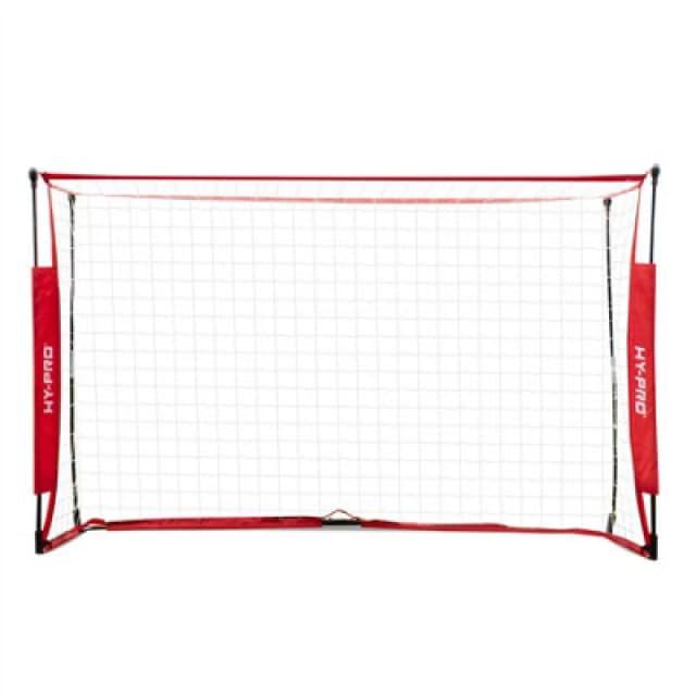 Hy-pro 8ft x 5ft Box Football Goal Red