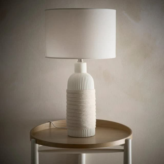 K Living Aria 53Cm Light Cream Ceramic Table Lamp