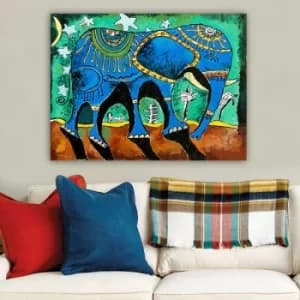 163361375_70100 Multicolor Decorative Canvas Painting