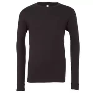 Bella + Canvas Unisex Adult Jersey Long-Sleeved T-Shirt (S) (Dark Grey)