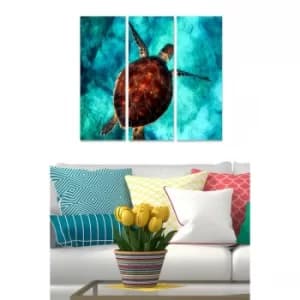 MDF2361247 Multicolor Decorative MDF Painting (3 Pieces)