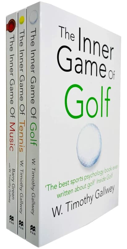 W Timothy Gallwey 3 Books Collection Set (Inner Game of Golf, Inner Game of Tennis & Inner Game of Music) W Timothy Gallwey Books